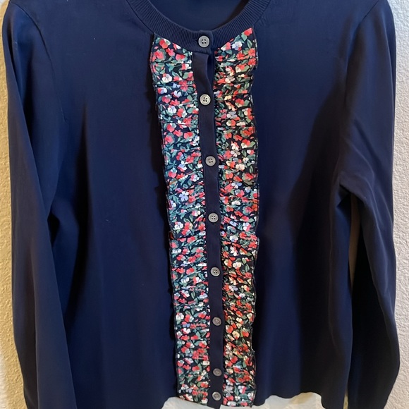 JCrew Jackie sweater with Liberty Fabric - Picture 3 of 8